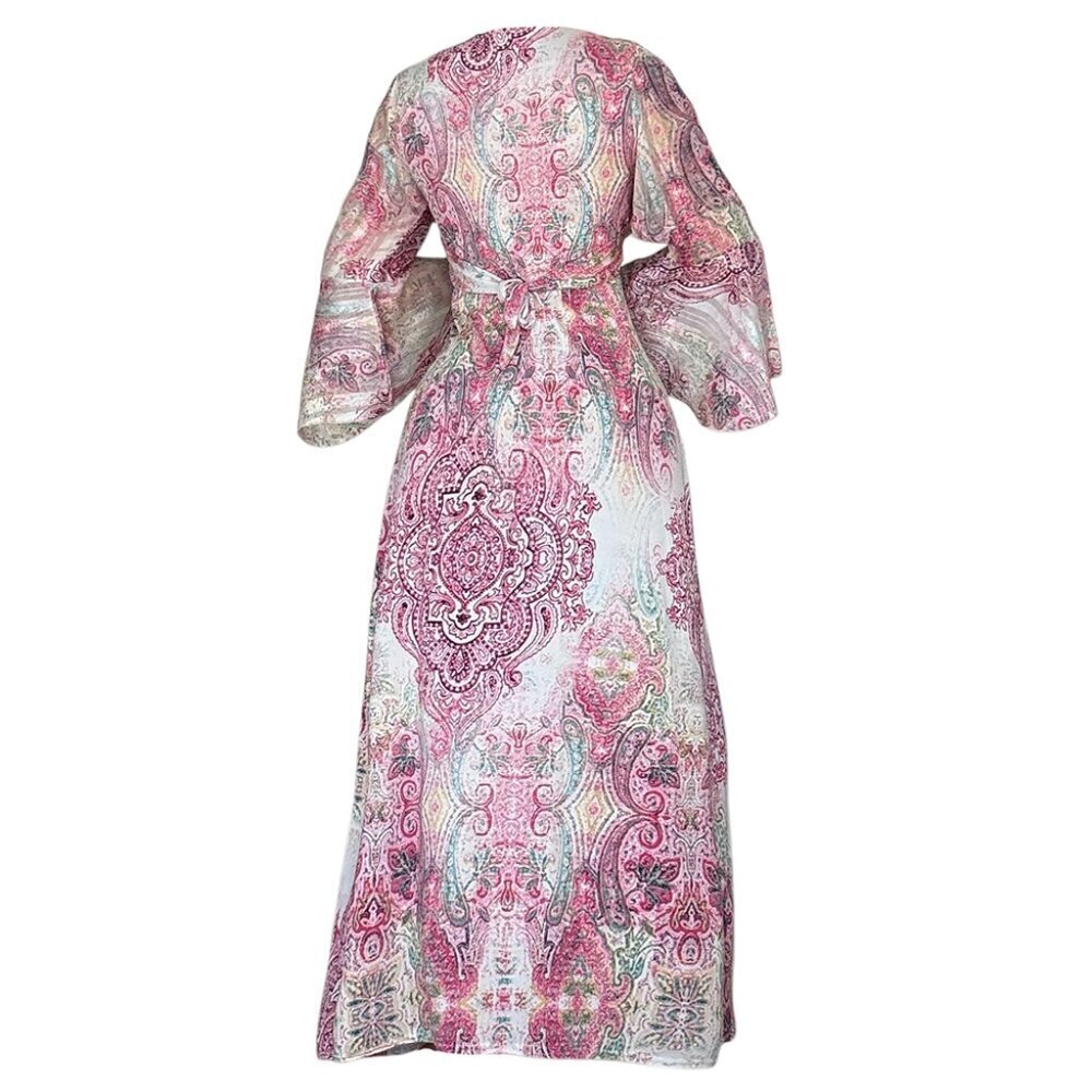 NWT TROIS KA FLOWEY PATTERN DRESS - Picture 8 of 12